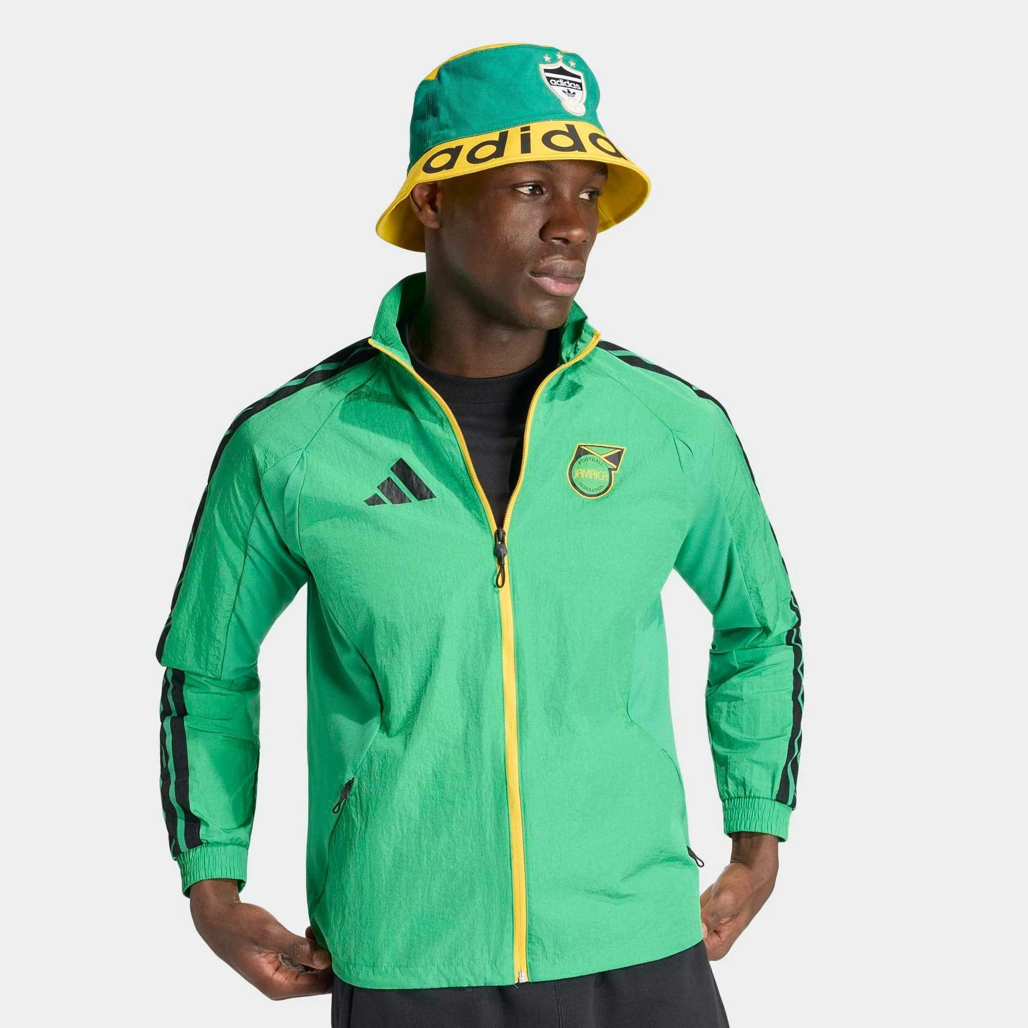 Adidas Jamaica Home Anthem Jacket – Green