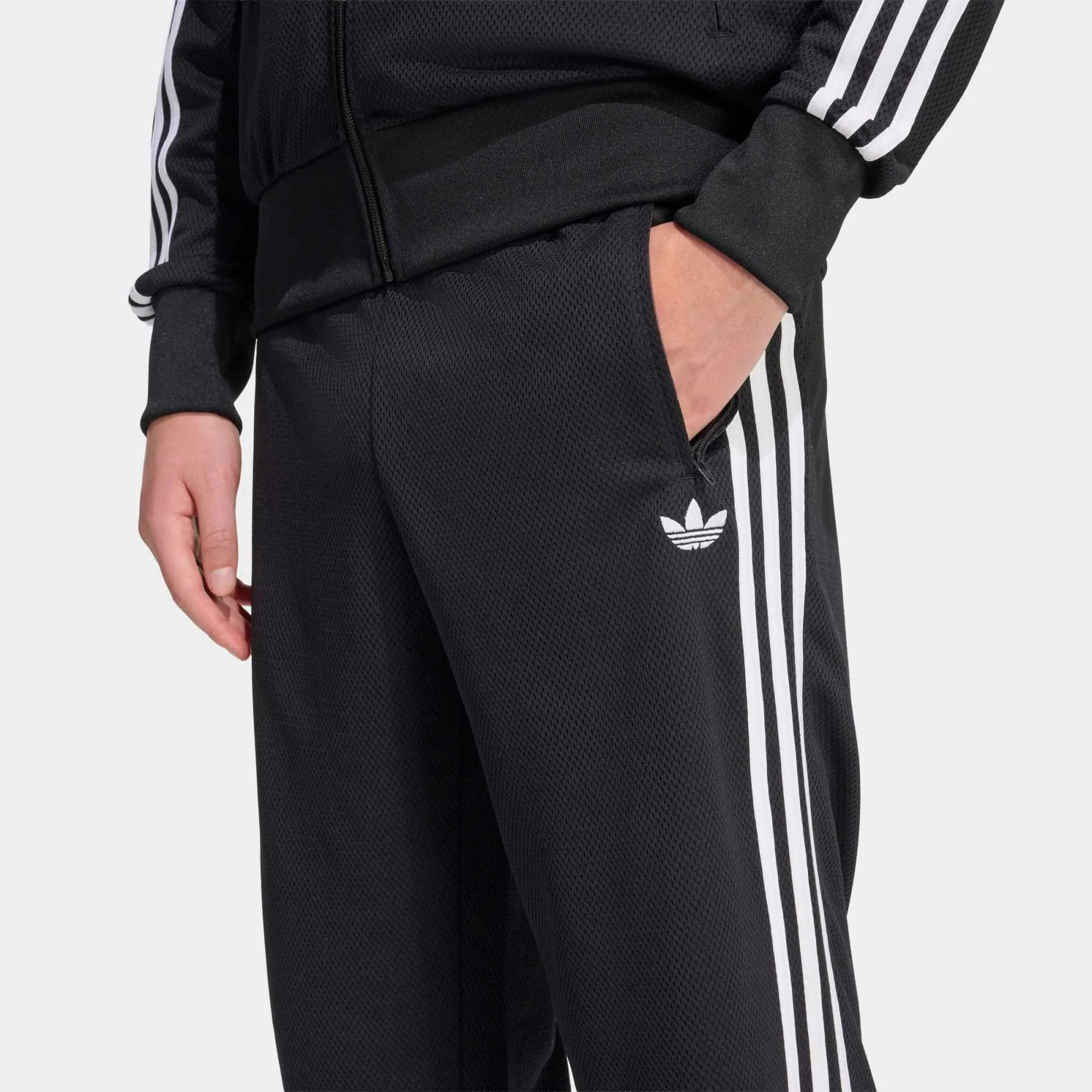 Adidas Firebird Track Pants Mesh - Black/White