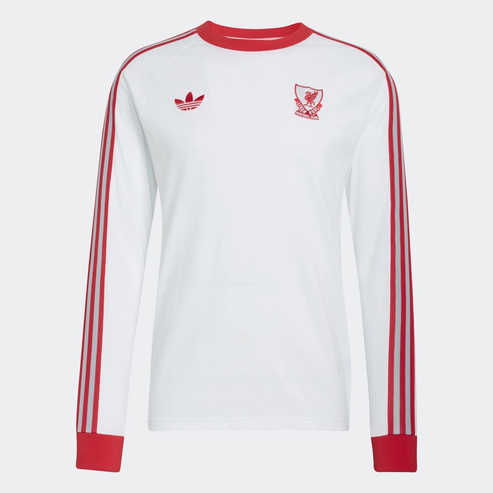 Adidas Liverpool FC Long Sleeve Shirt - White/Red