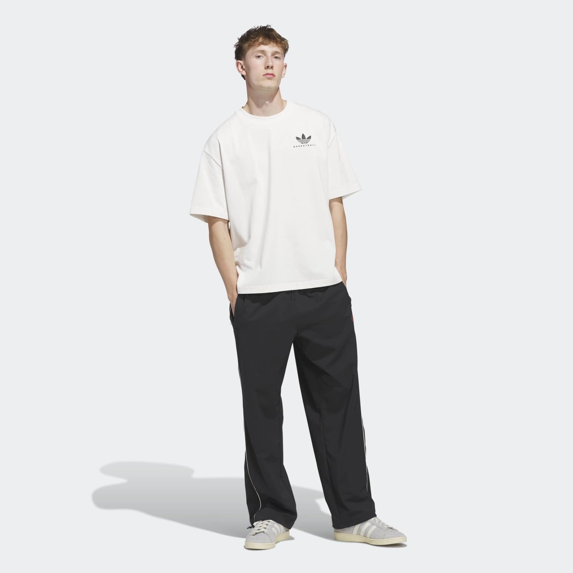 Adidas Worldwide Hoops Graphic Tee - White