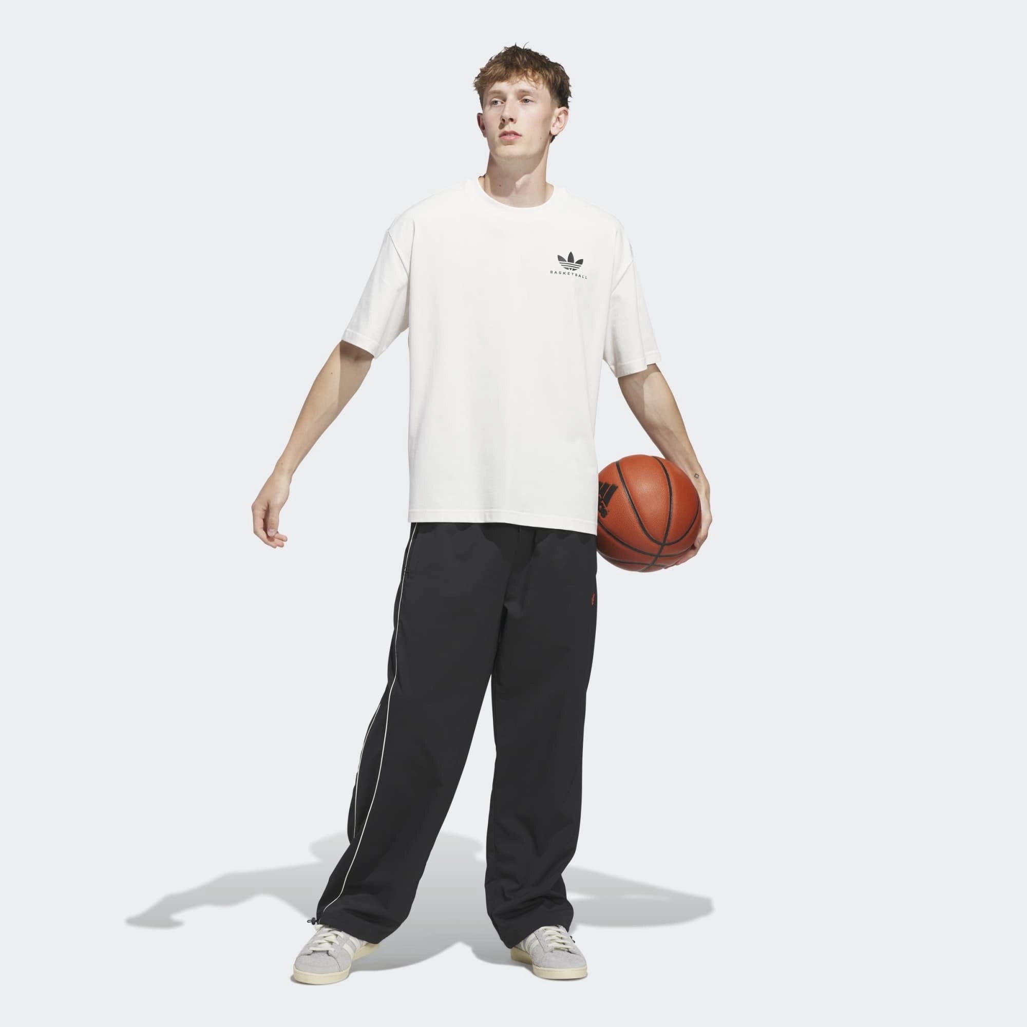 Adidas Worldwide Hoops Graphic Tee - White
