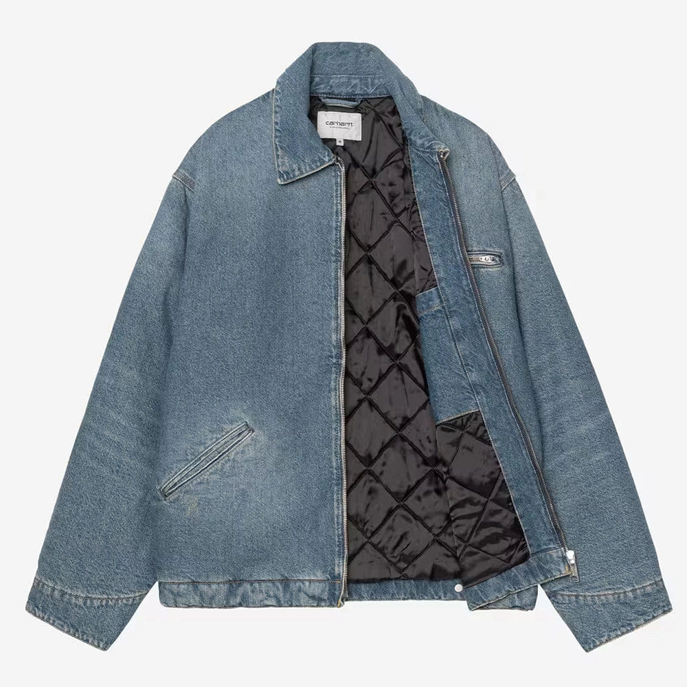 Carhartt Work in Progress Carhartt WIP OG Detroit Jacket - Blue (grind wash)