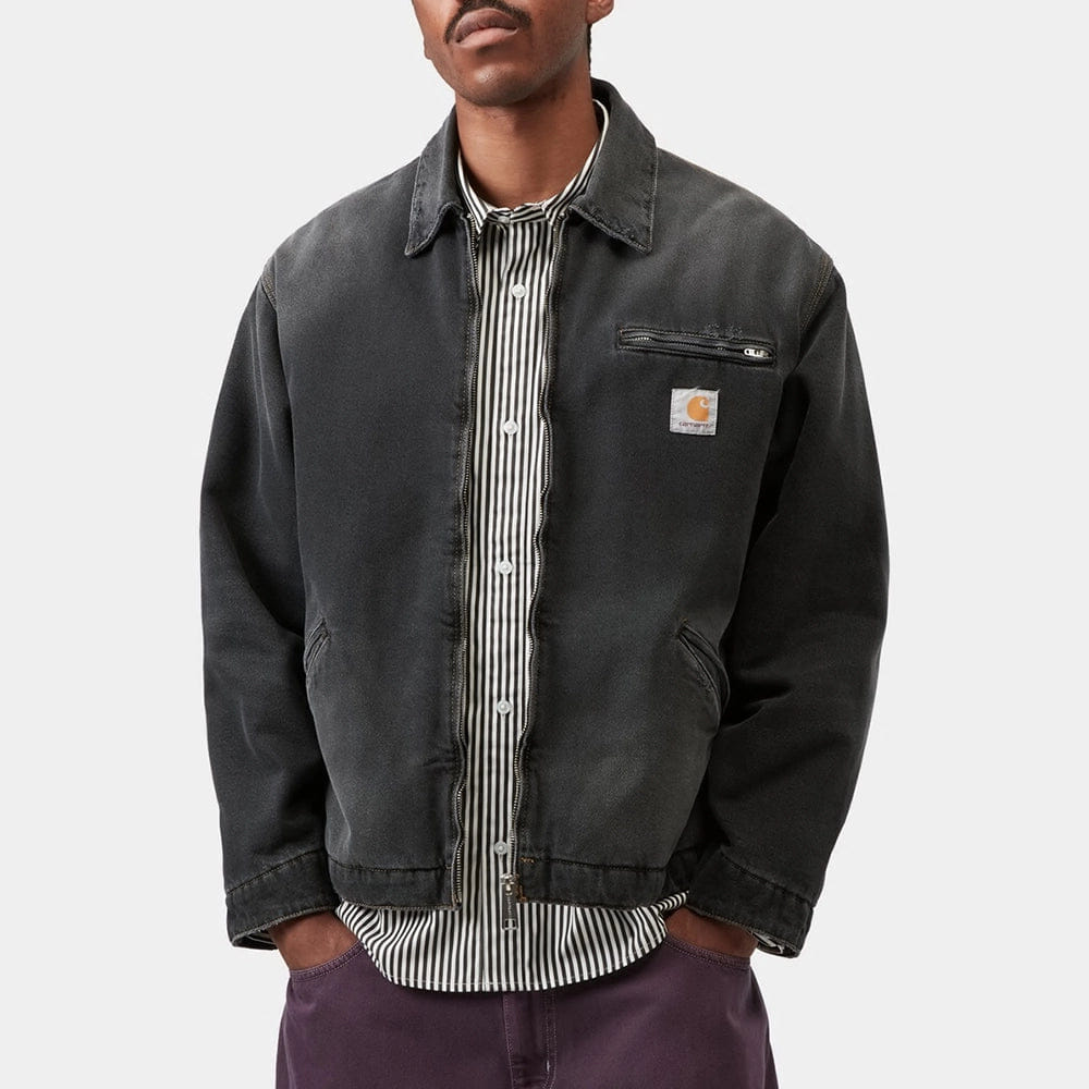 Carhartt Work in Progress Carhartt WIP OG Detroit Jacket - Black (grind wash)