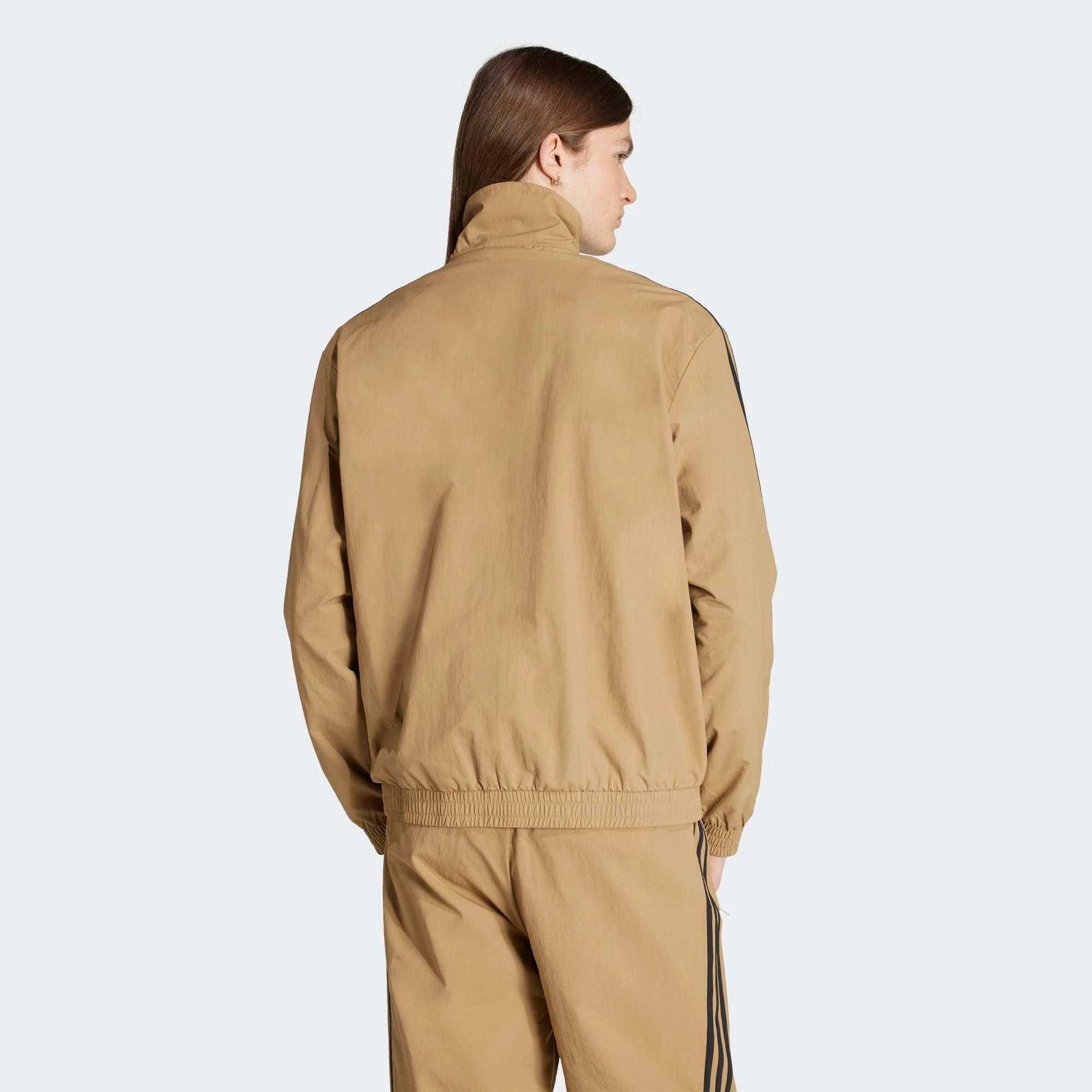 Adidas Originals Adicolor Woven Firebird Jacket - Beige / Black