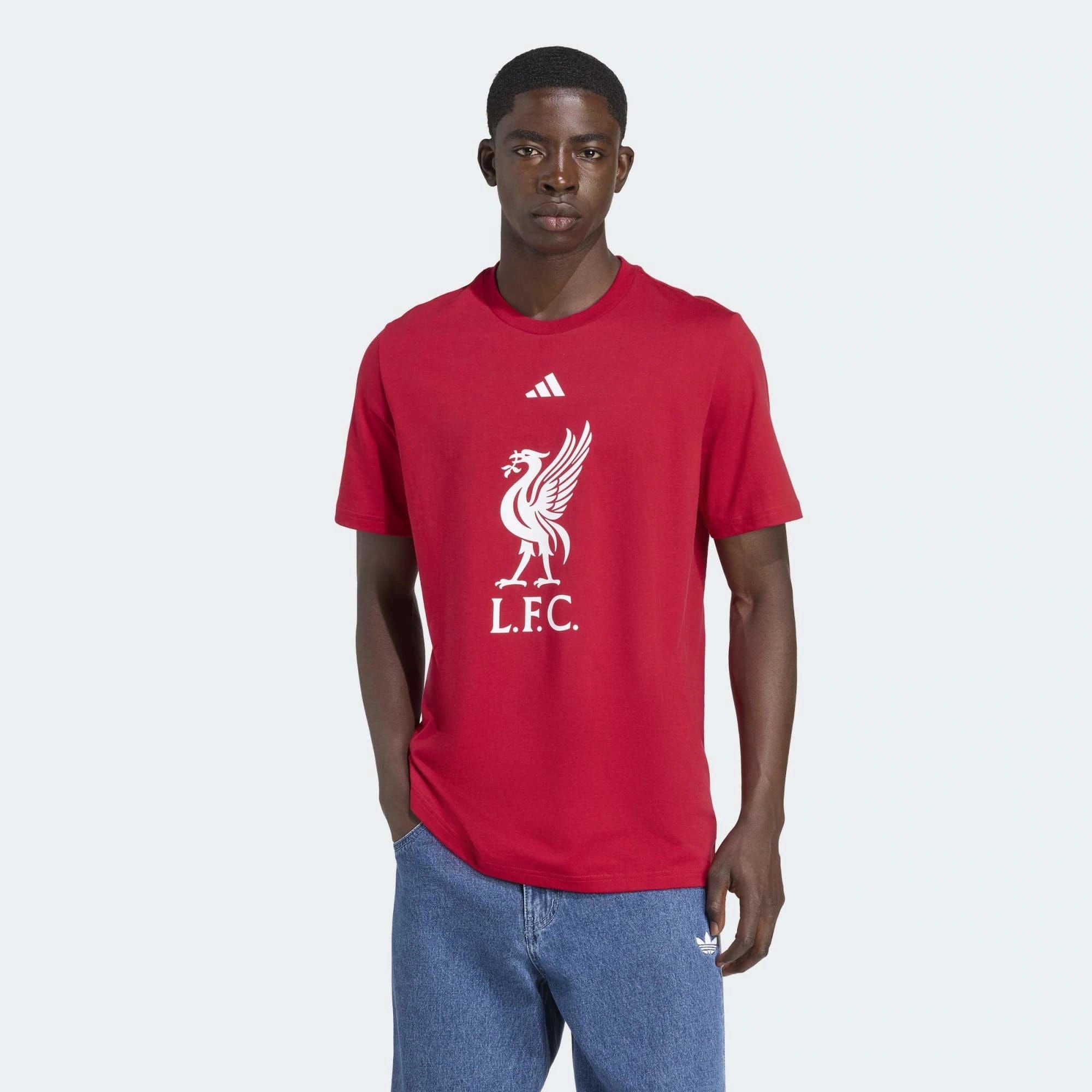 Adidas x Liverpool FC DNA Graphic Tee – Red