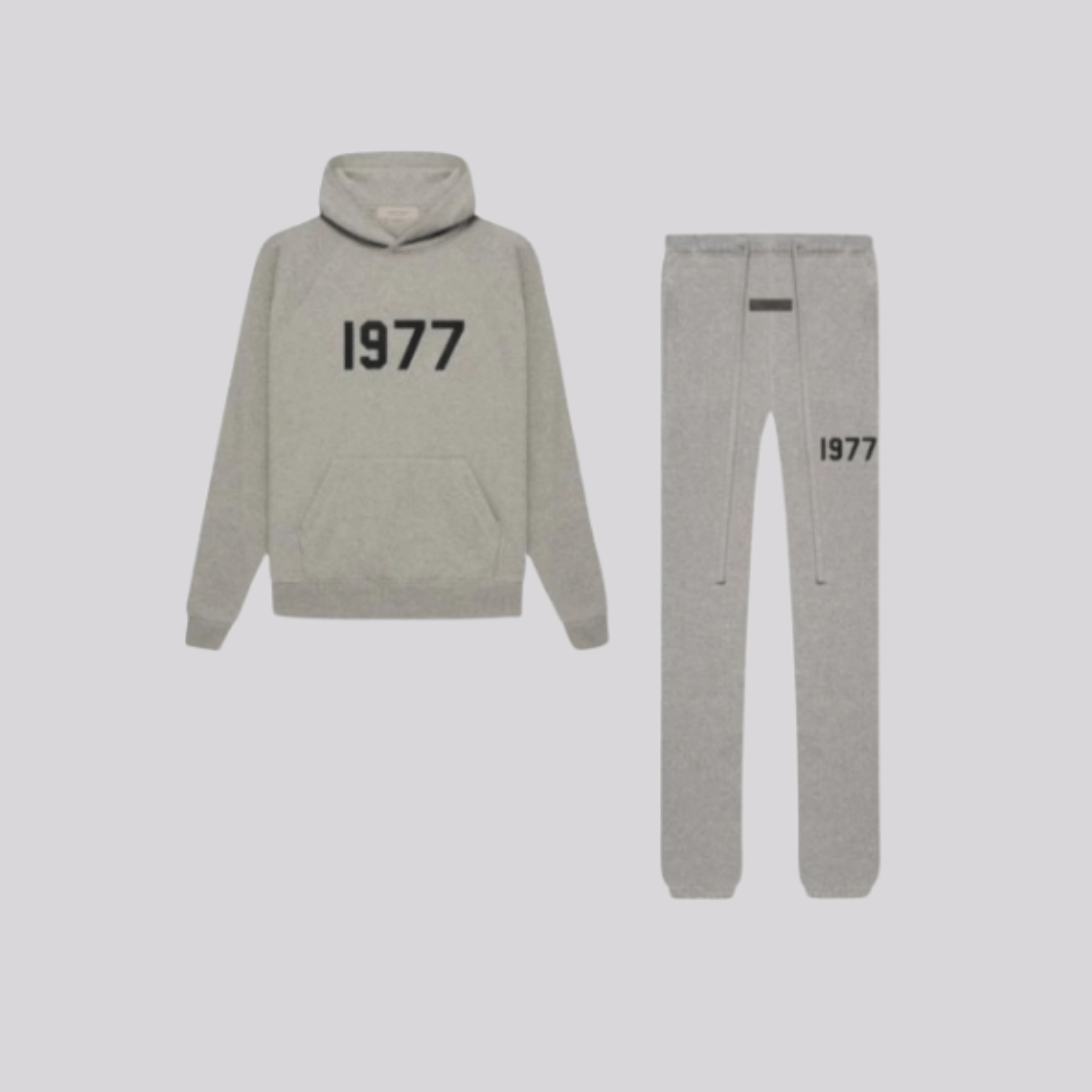 Fear of God Essentials 1977 DARK OATMEAL JOGGER SET