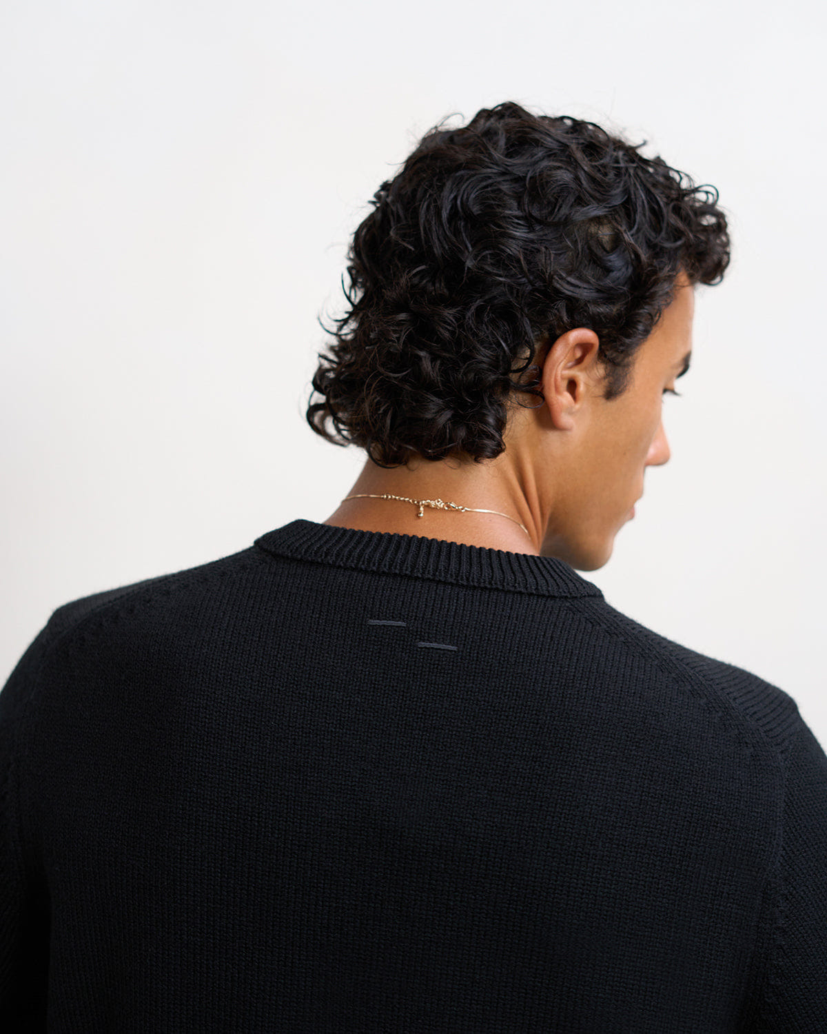 Entry Luxury Knit Sweater Knot Black