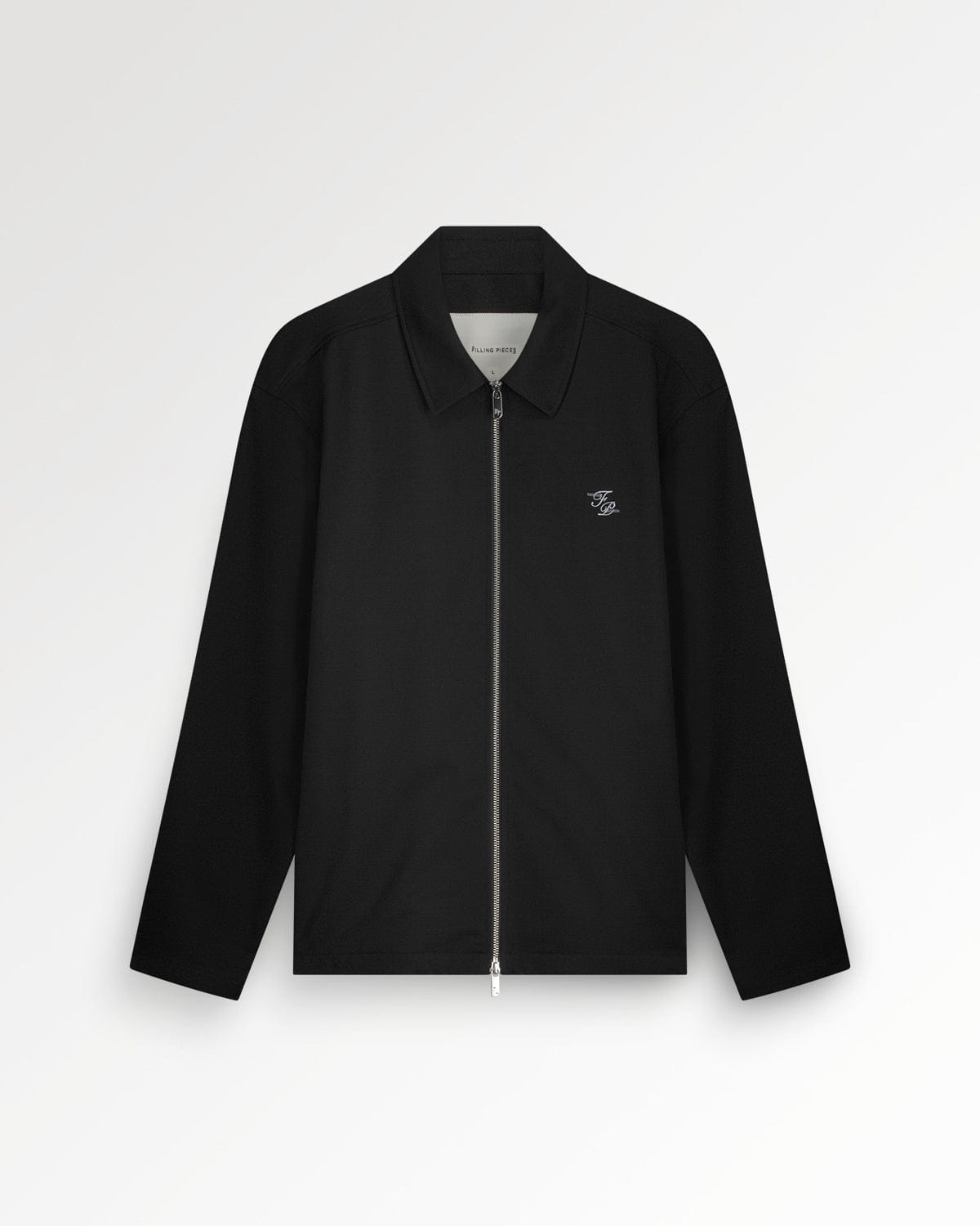 Entry Luxury Coach Jacket Twill Wool Black