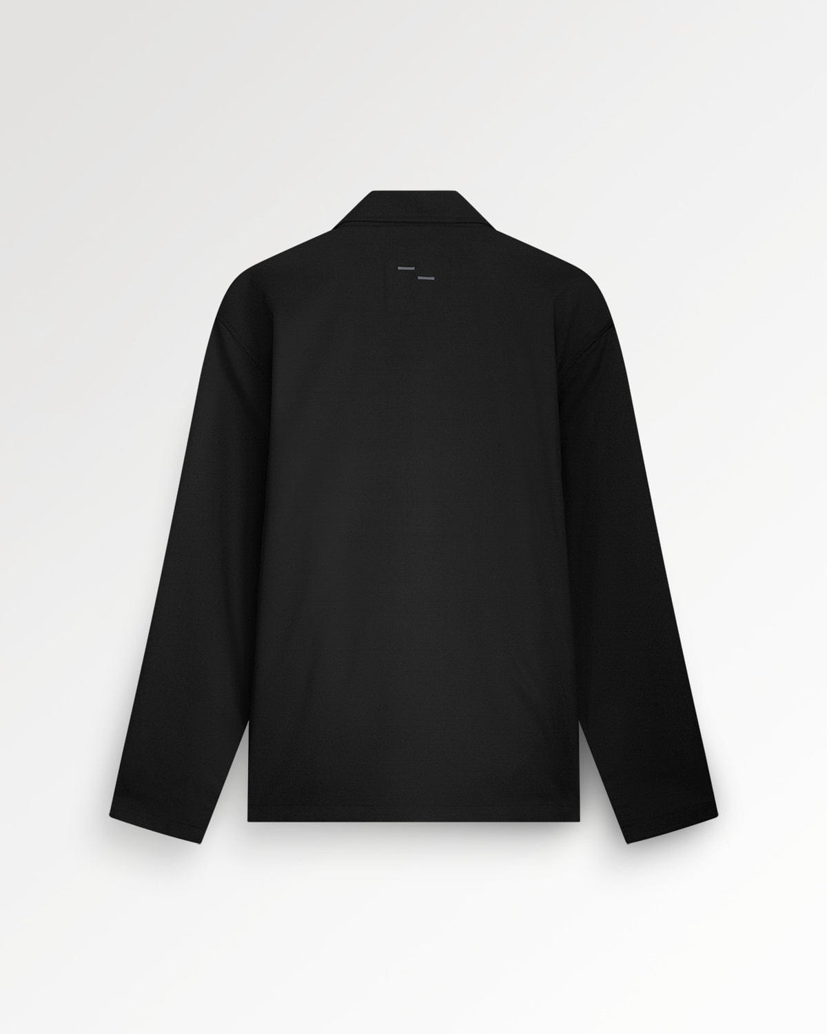 Entry Luxury Coach Jacket Twill Wool Black