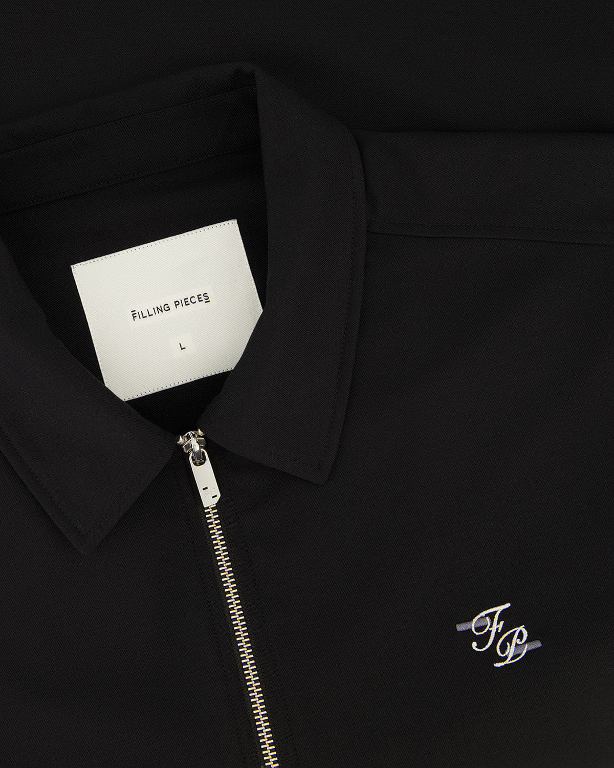 Entry Luxury Coach Jacket Twill Wool Black