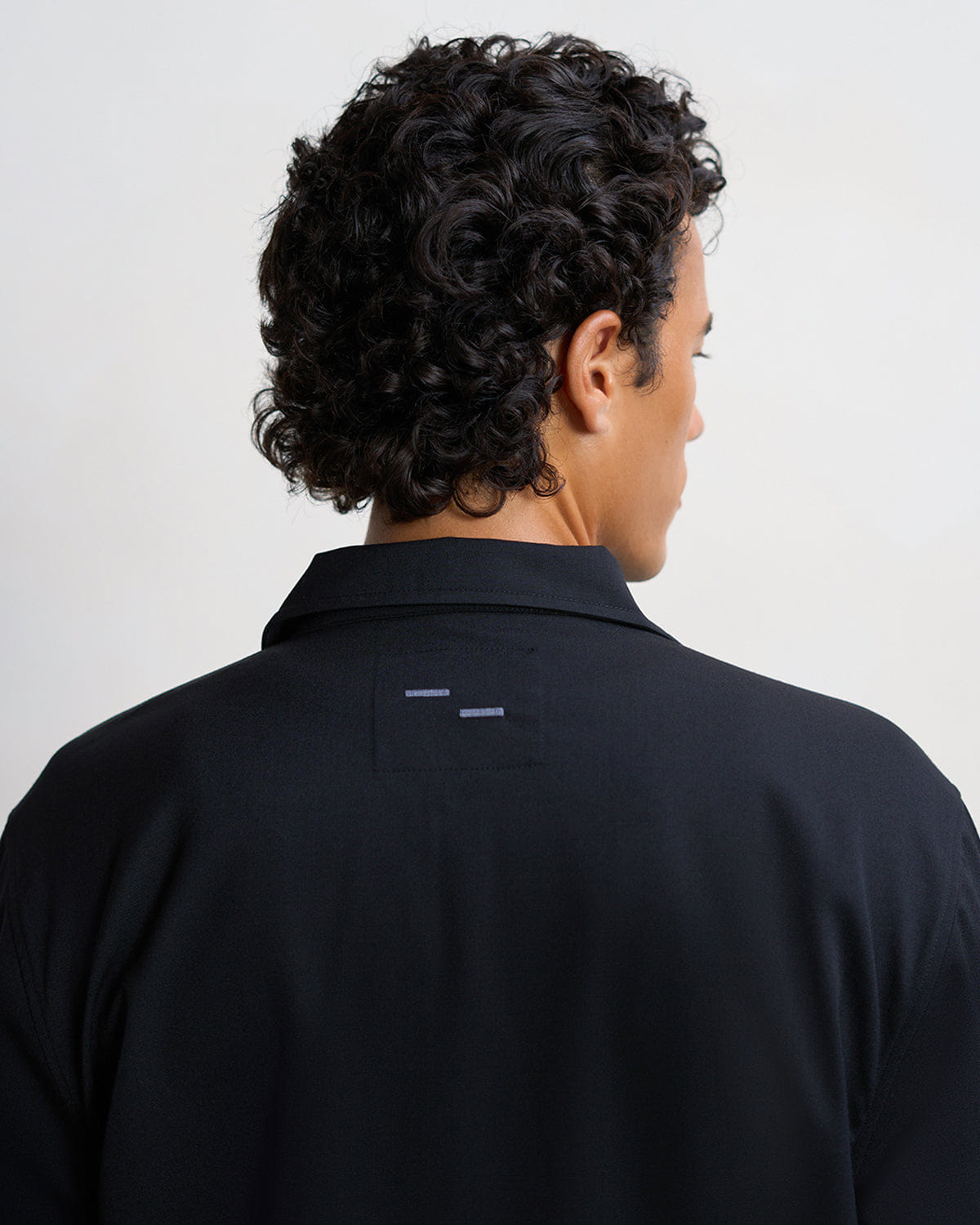 Entry Luxury Coach Jacket Twill Wool Black