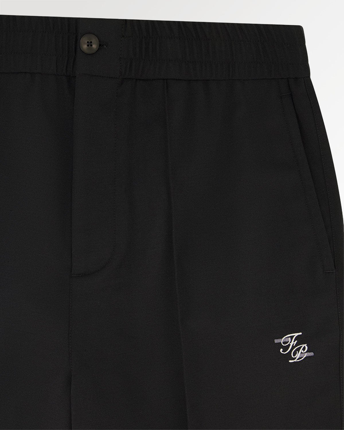 Entry Luxury Coach Pants Twill Wool Black