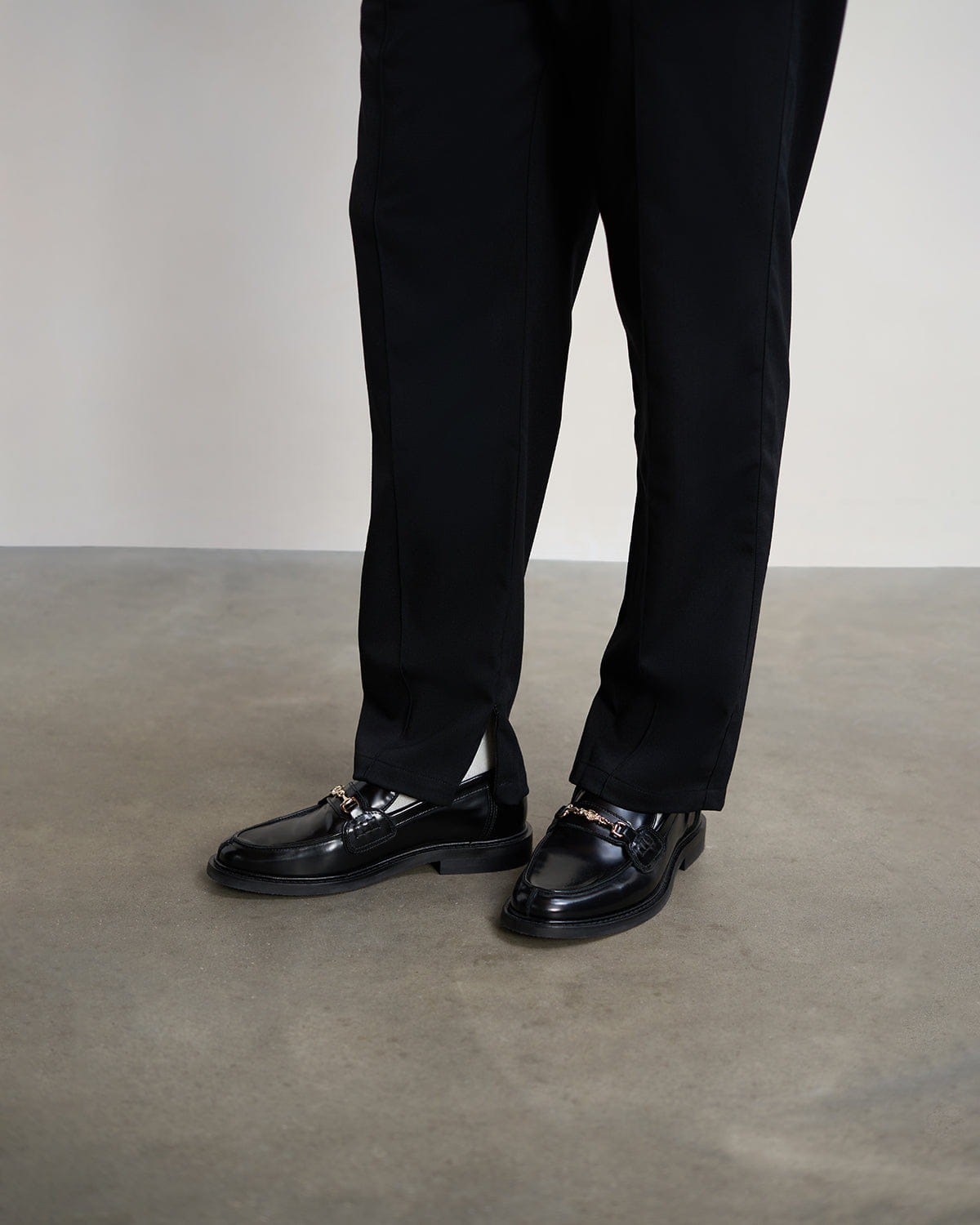 Entry Luxury Coach Pants Twill Wool Black