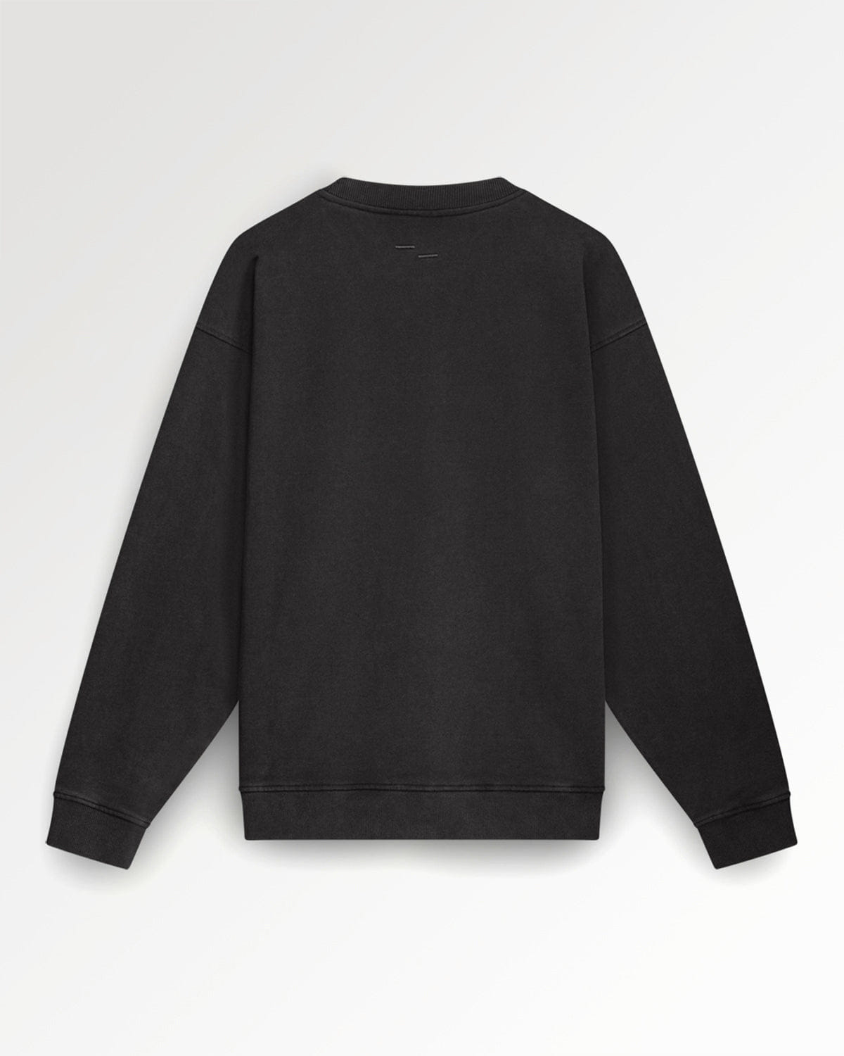 Trend Maven Sweatshirt Boxy Embroidered Vintage Black