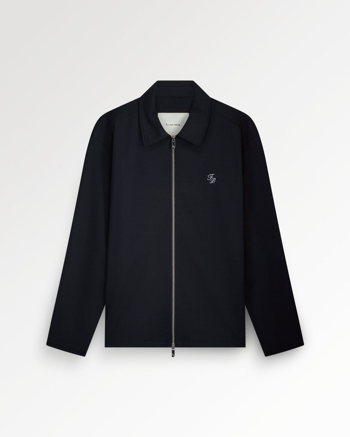Entry Luxury Coach Jacket Twill Wool Navy