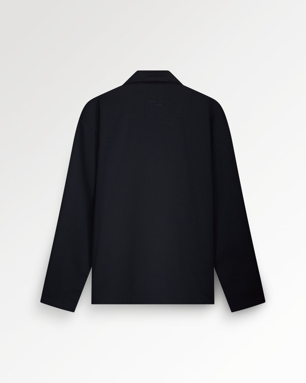 Entry Luxury Coach Jacket Twill Wool Navy