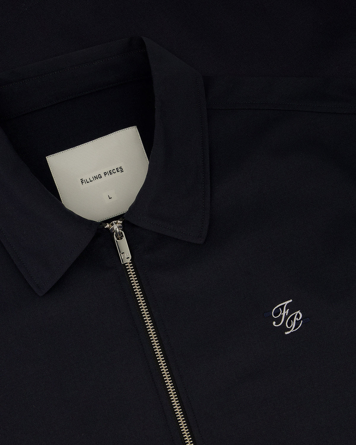 Entry Luxury Coach Jacket Twill Wool Navy