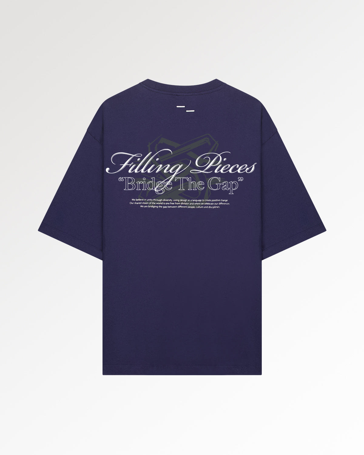 Trend Maven T-Shirt Boxy Bridge the Gap Maritime Blue