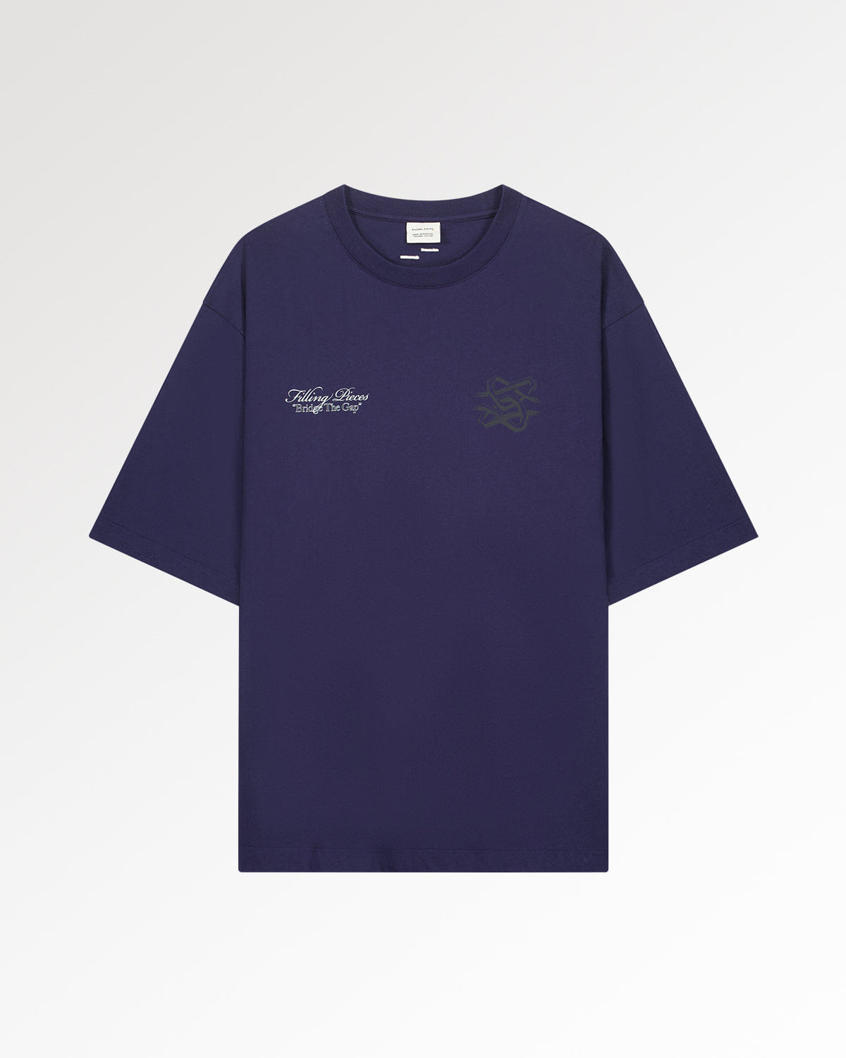 Trend Maven T-Shirt Boxy Bridge the Gap Maritime Blue
