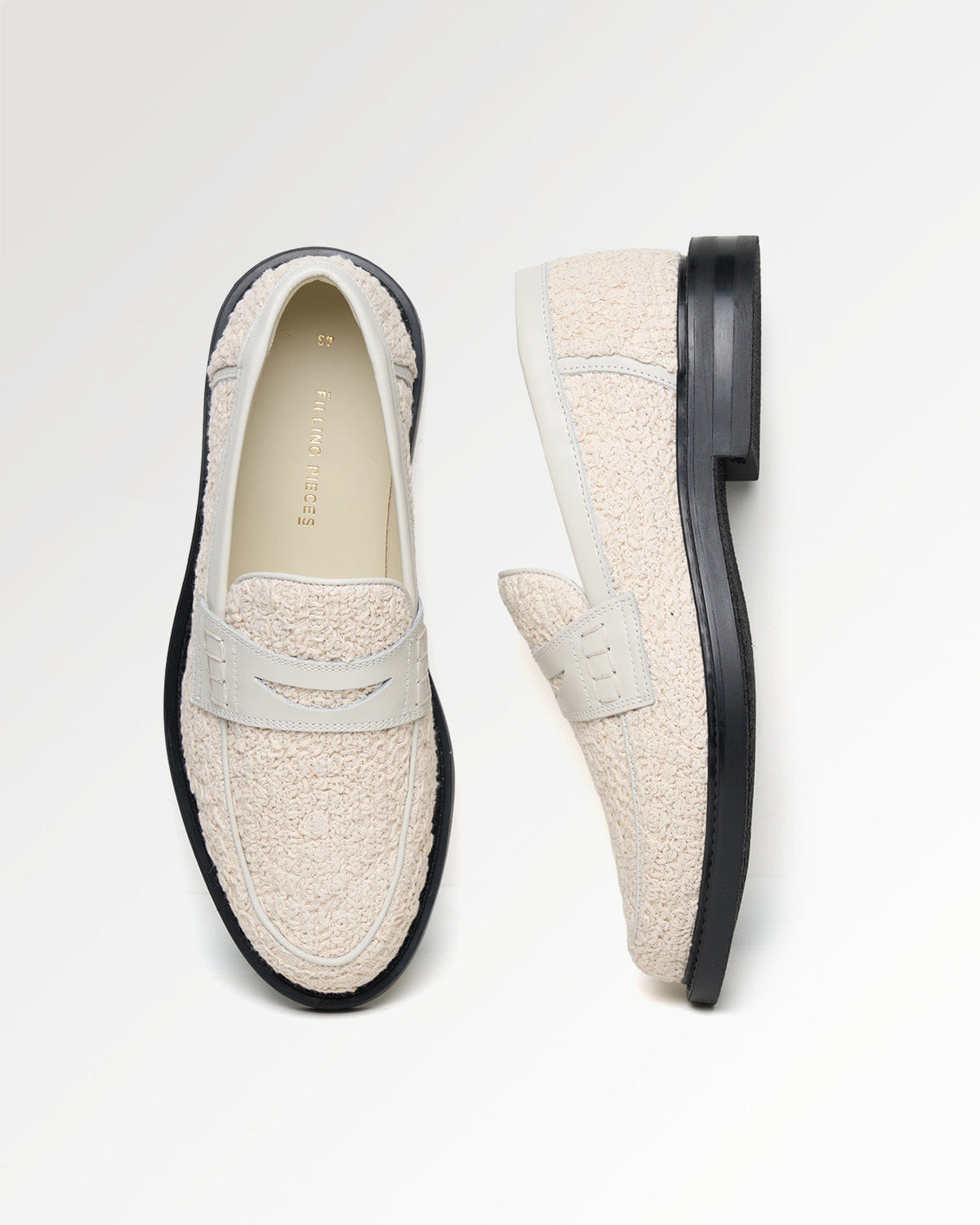 Entry Luxury Loafer Crochet Beige