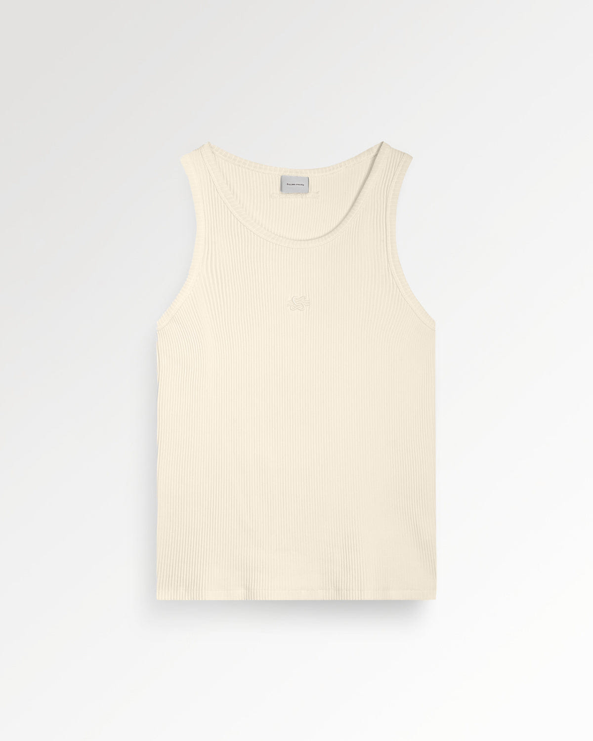 Visionary Tank Top Ribbed Antique White