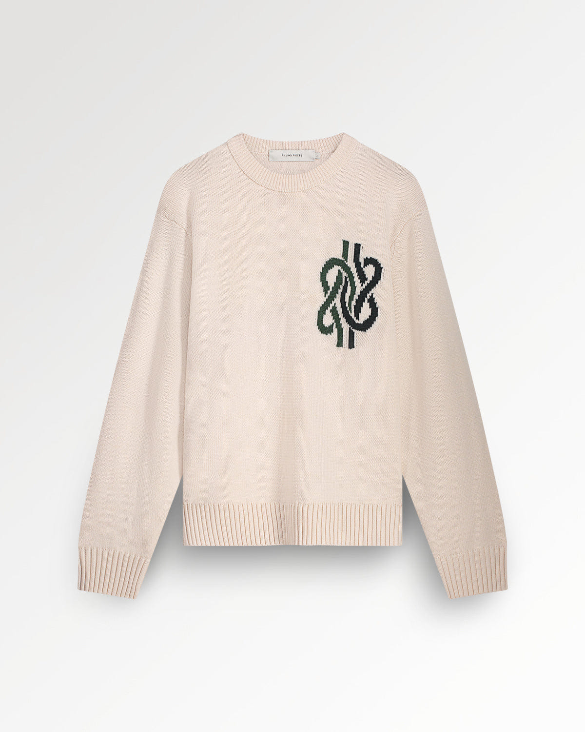 Entry Luxury Knit Sweater Knot Antique White