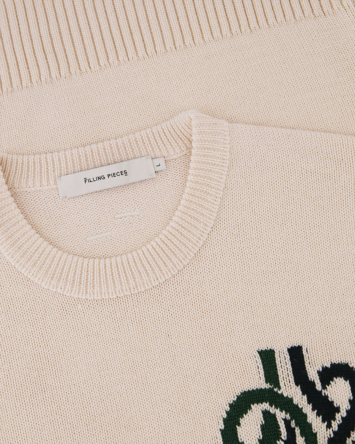 Entry Luxury Knit Sweater Knot Antique White