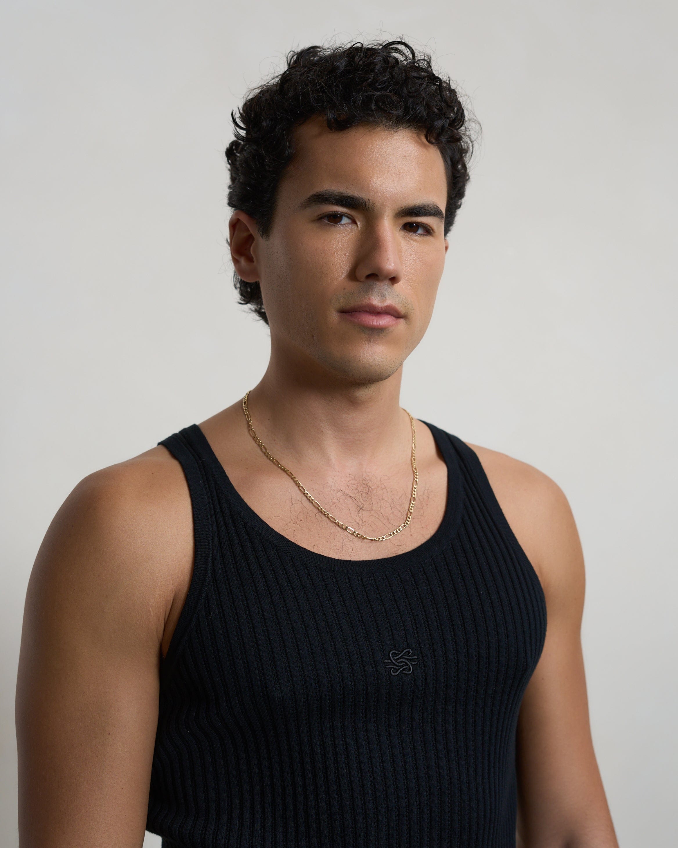 Visionary Knit Tank Top Black