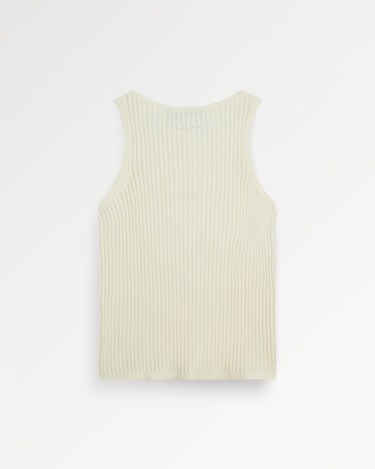 Visionary Knit Tank Top Antique White