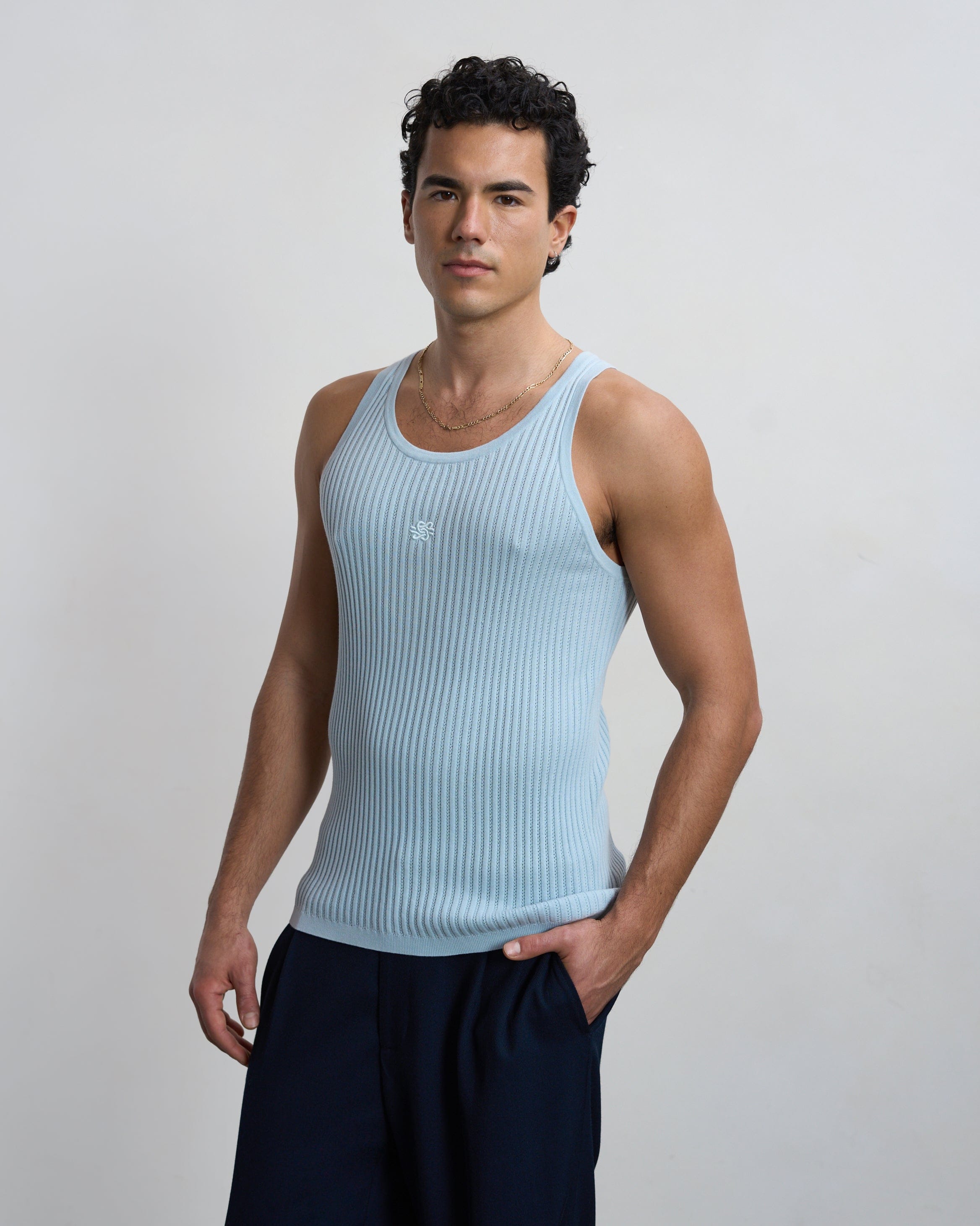 Visionary Knit Tank Top Skyway