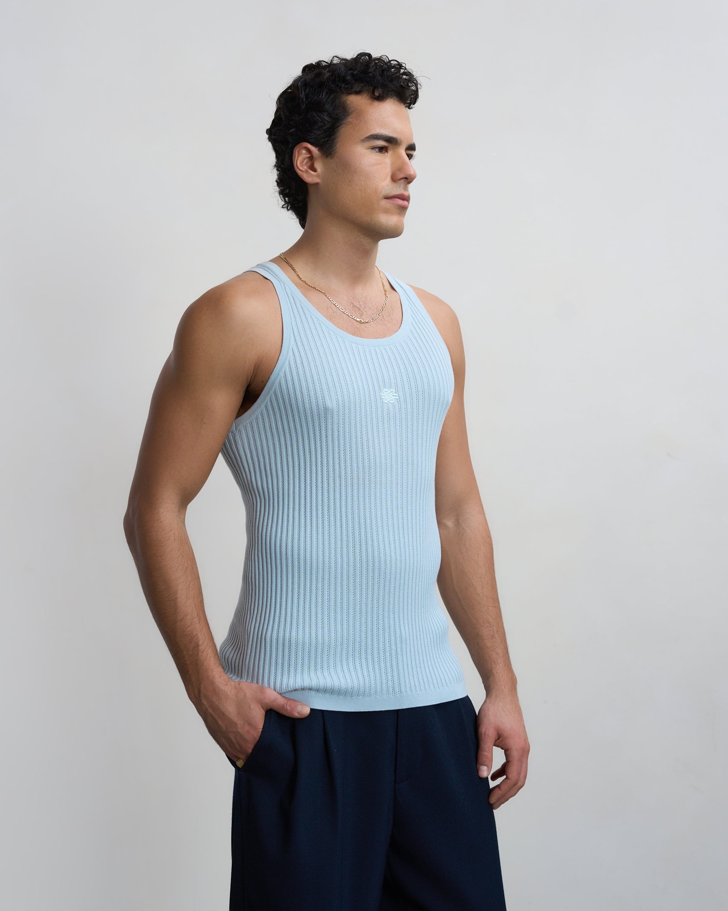 Visionary Knit Tank Top Skyway