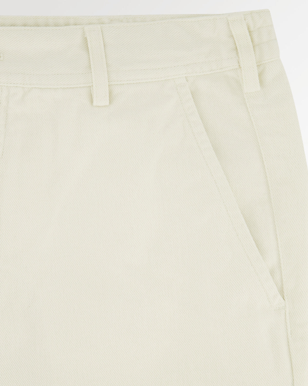 Entry Luxury Worker Pants Antique White