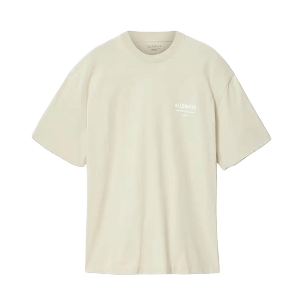 ALLSAINTS Dreamer Short Sleeve Oversized Graphic T-Shirt Powdered Green