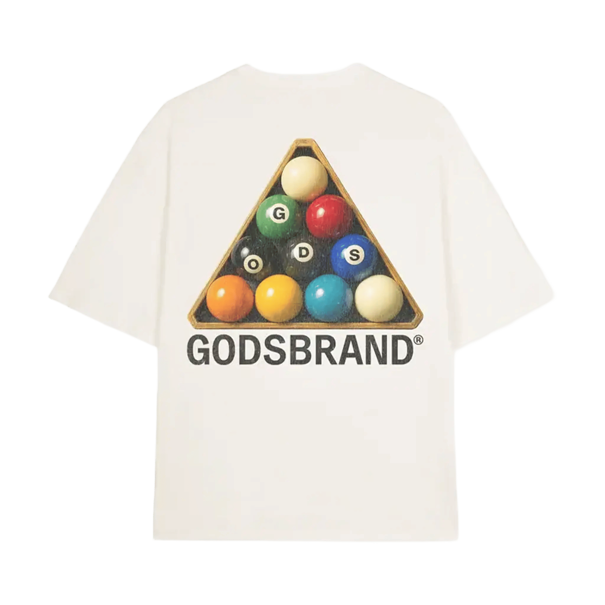 Gods Billiard Tee White