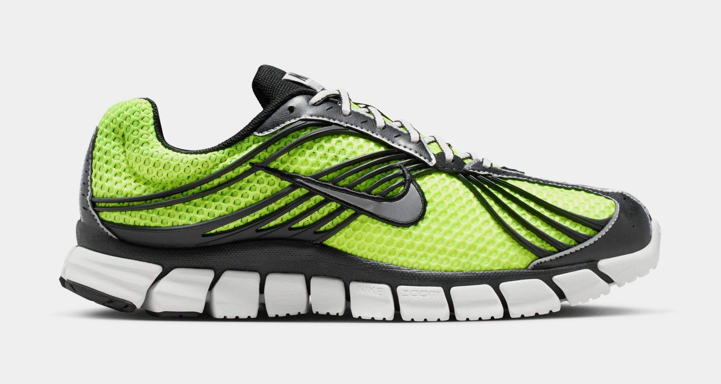 Nike Zoom Skylon 11 Mens Running Shoes (Volt/Metallic Silver/Black/Light Smoke Grey)
