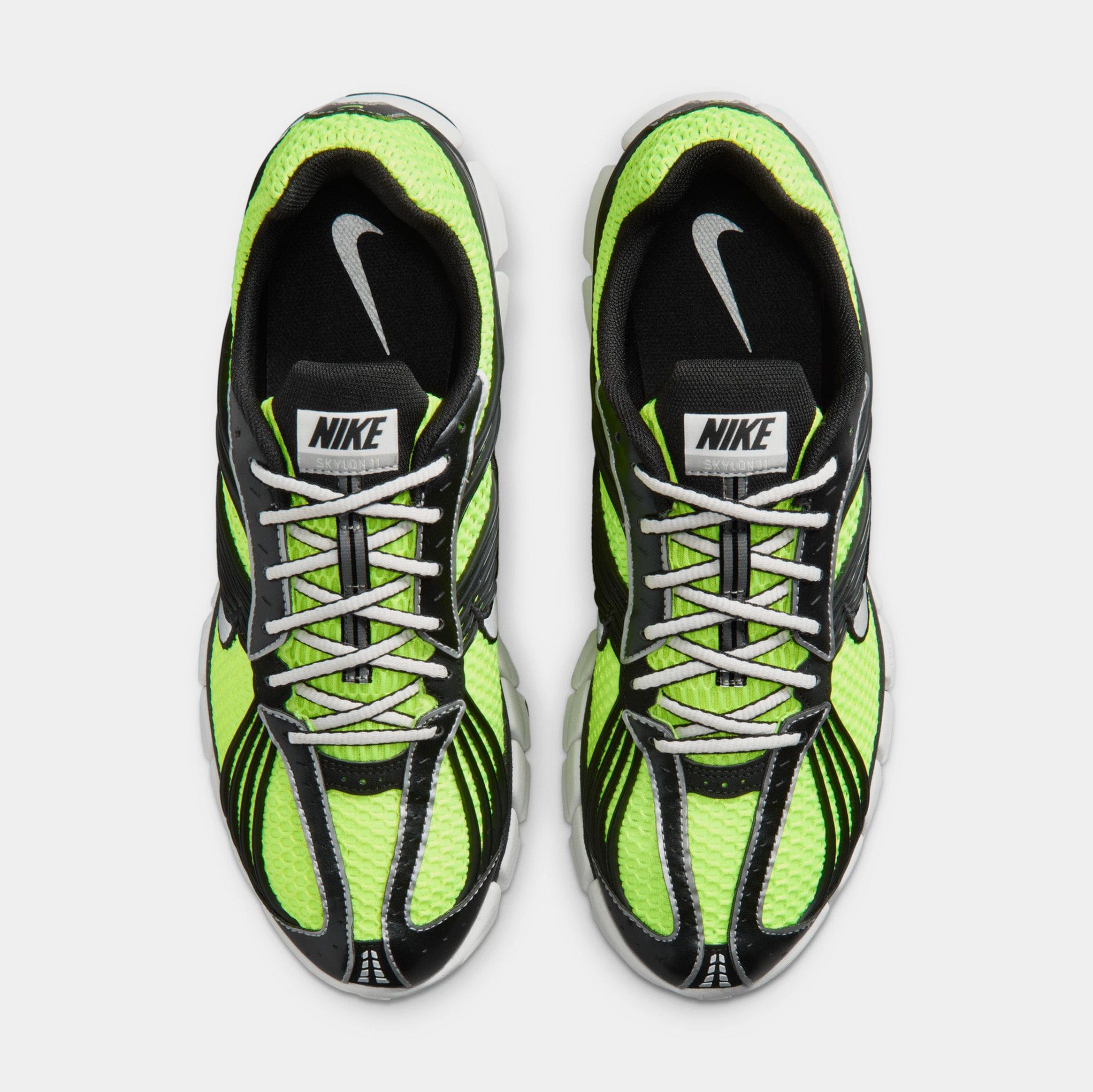 Nike Zoom Skylon 11 Mens Running Shoes (Volt/Metallic Silver/Black/Light Smoke Grey)