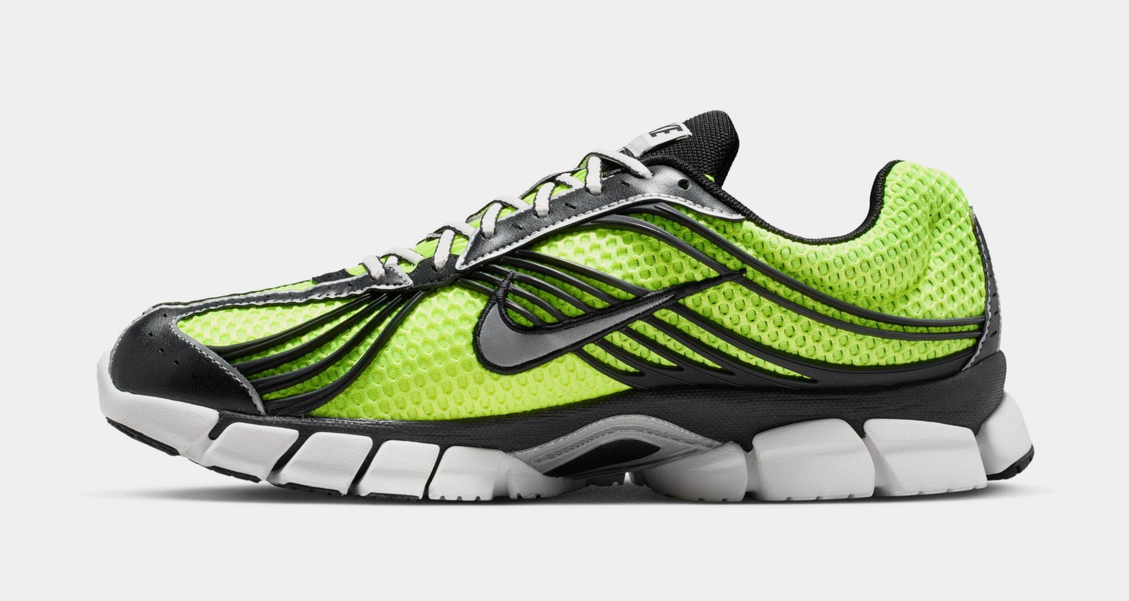 Nike Zoom Skylon 11 Mens Running Shoes (Volt/Metallic Silver/Black/Light Smoke Grey)