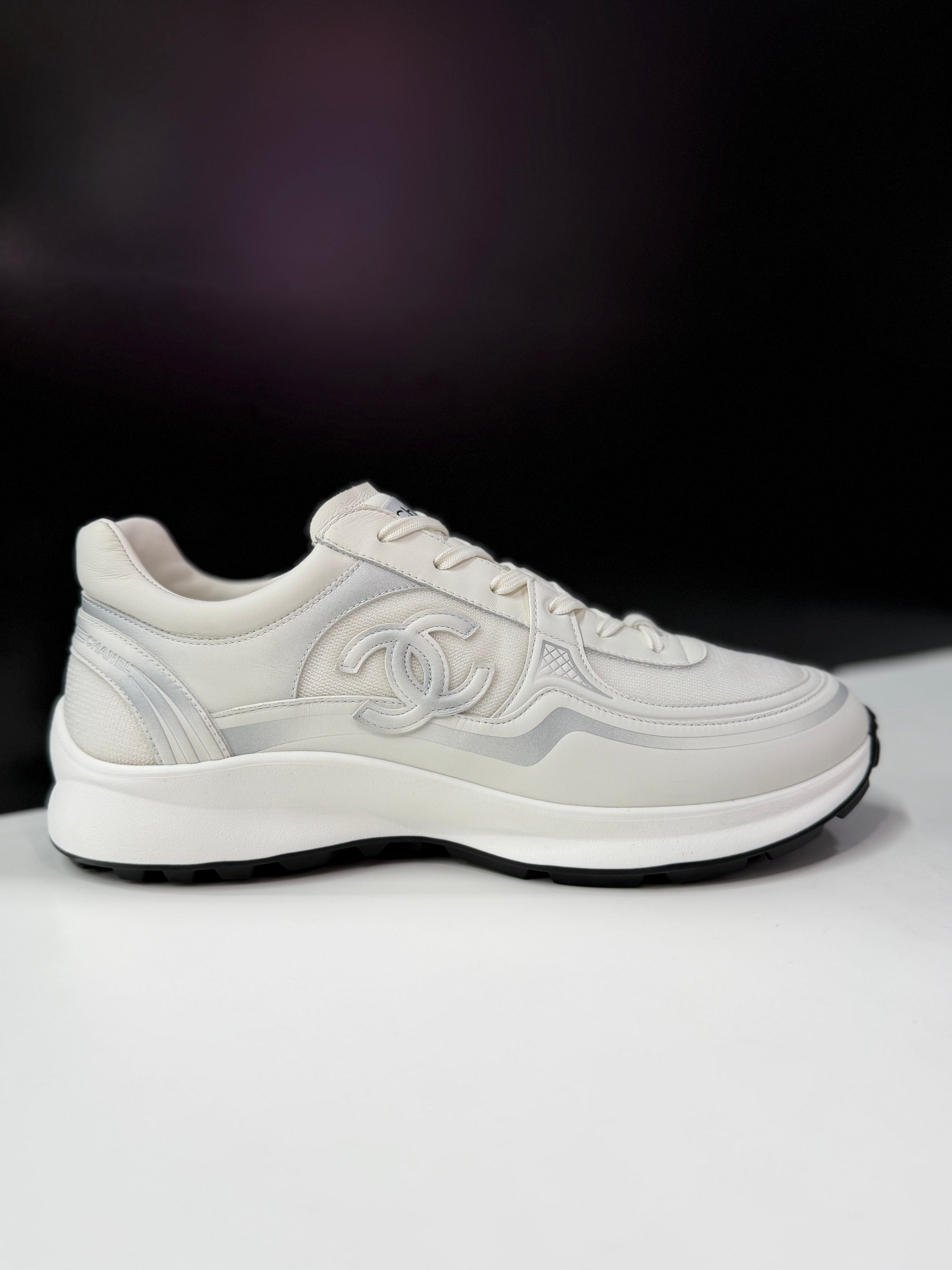 Chanel Sneaker Triple White