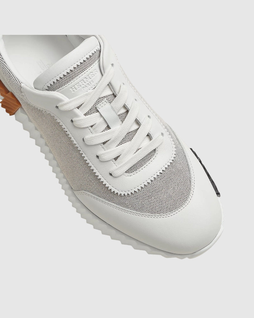 Hermes Bouncing Sneaker Prunoir / blanc