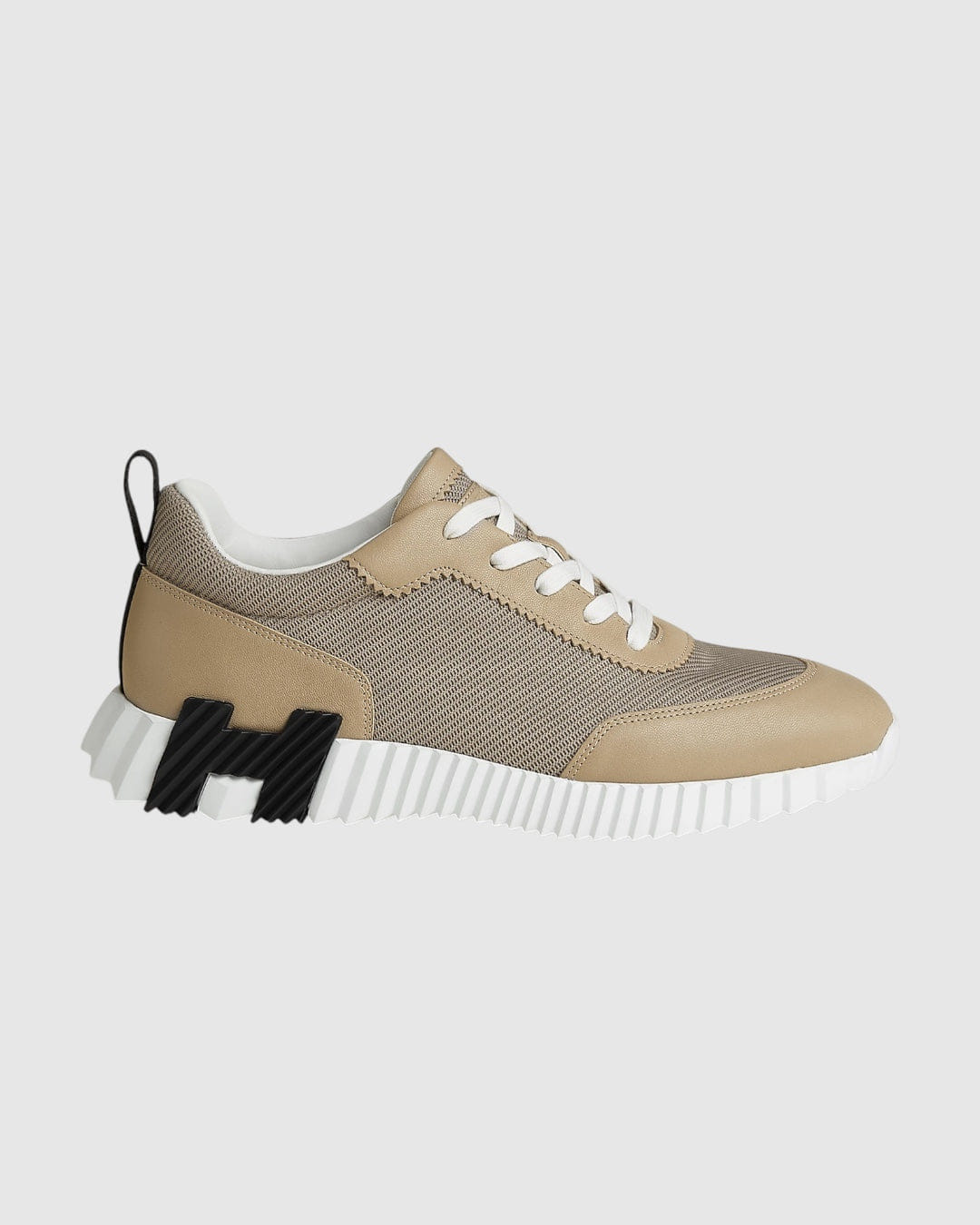 Hermes Bouncing sneaker Mesh Technique / chèvre Sport Beige Lin
