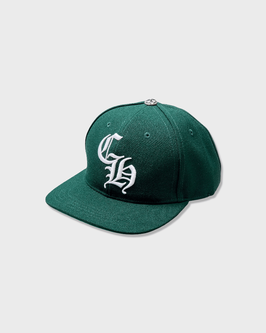 Chrome Hearts On Field Trucker Hat CH Green/White