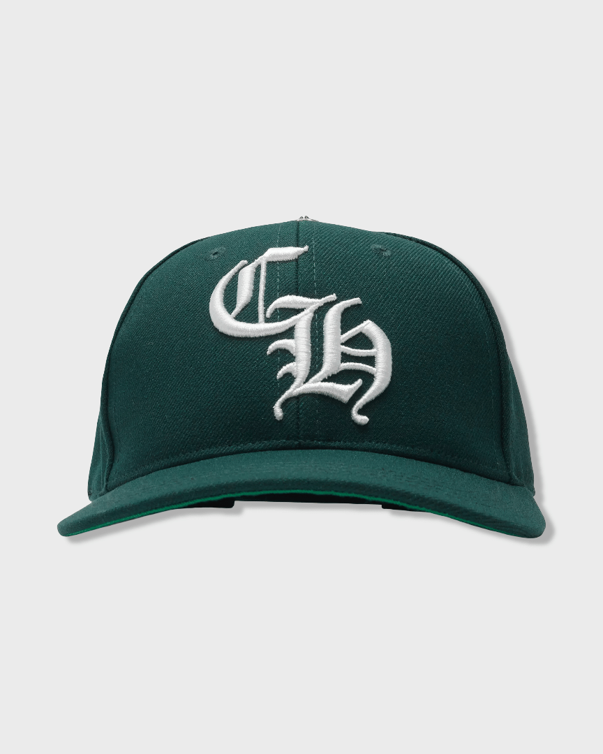 Chrome Hearts On Field Trucker Hat CH Green/White