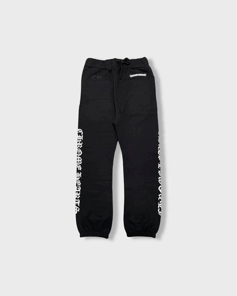 Chrome Hearts logo-print track pants black