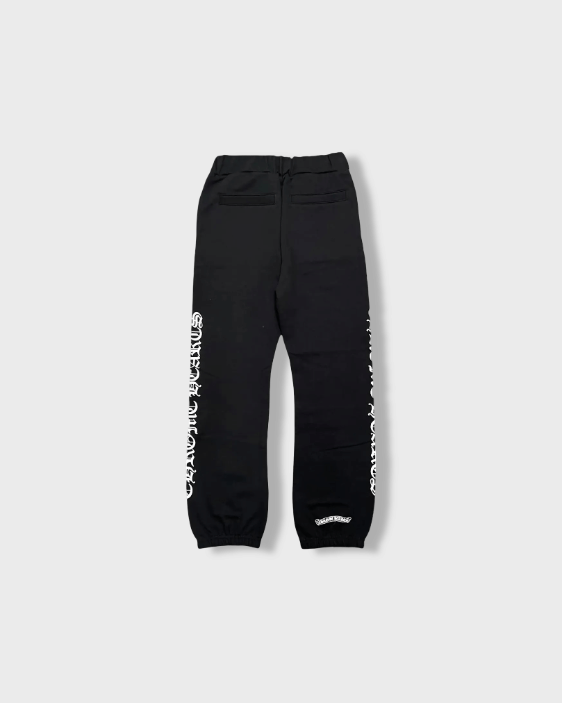 Chrome Hearts logo-print track pants black