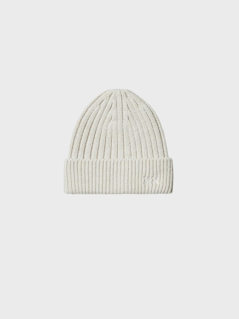 Uniqlo X Kaws Winter Heattech Beanie Off White