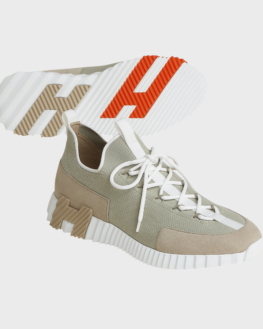 Hermes Lift slip-on sneaker Beige Esquisse