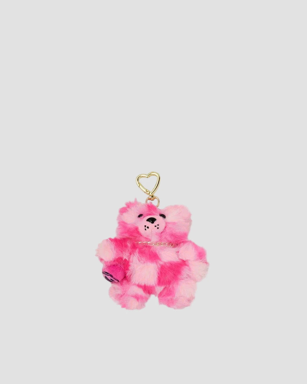 Sprayground Fur Check Bear Cub Keychain