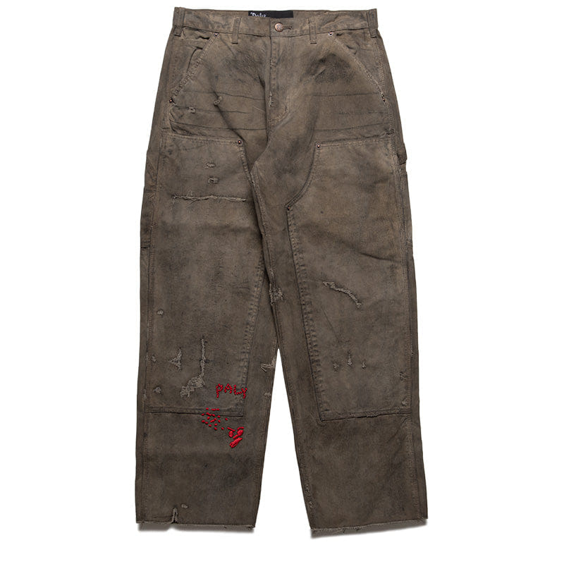 Paly Hollywood Been Thru It Waxed Canvas Double Knee Pant - Brown