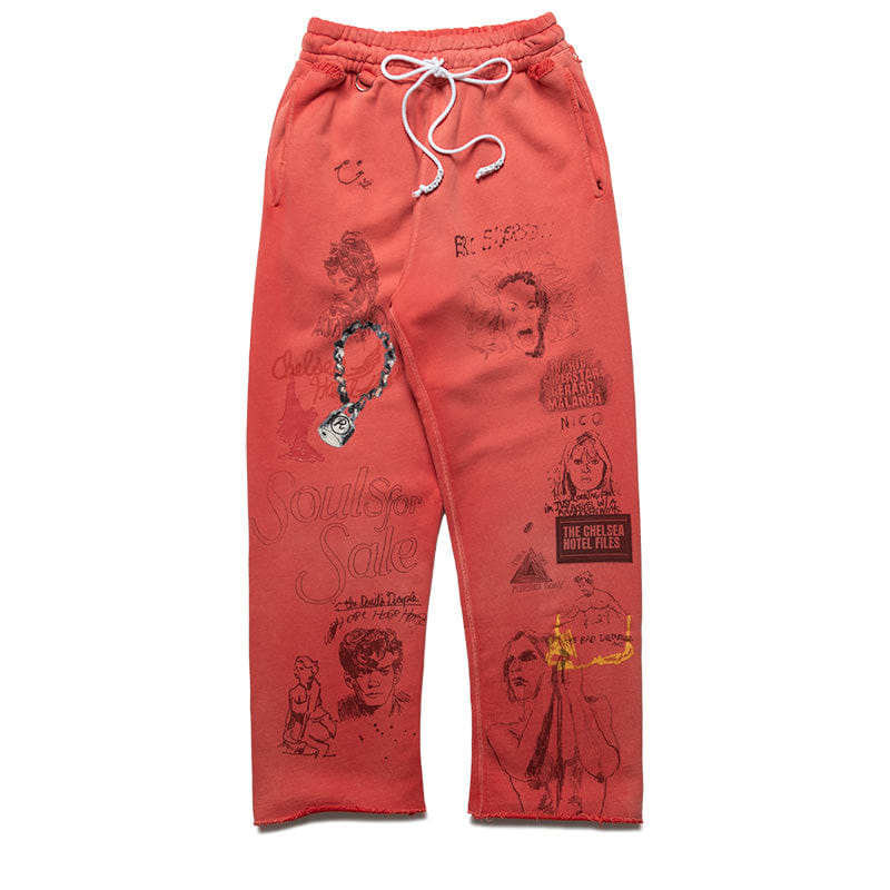 Paly Hollywood Chelseay Hotel Sweatpant - Red