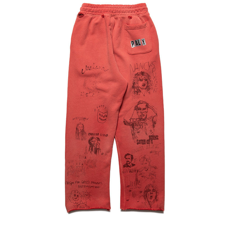 Paly Hollywood Chelseay Hotel Sweatpant - Red